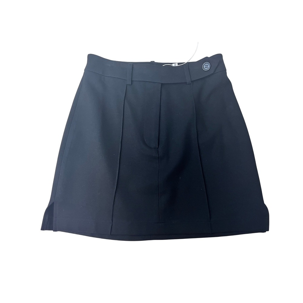 Anine Bing Mini Skirt Women Small Black Excellent Pleated A-04-3154-000